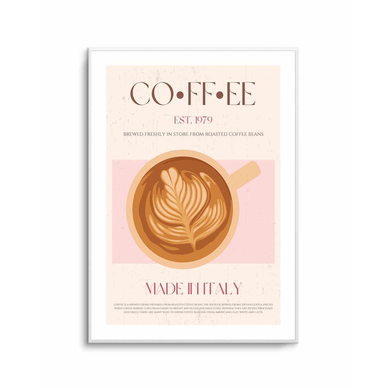 Coffee By Nazma Khokhar | Art Print
