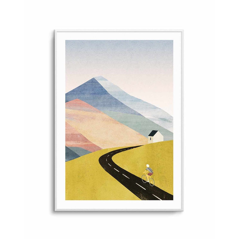 Cycling Home by Henry Rivers Art Print
