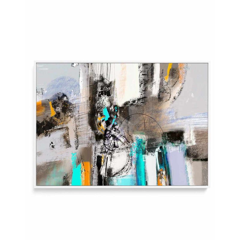 Abstract Industrial V by Maurizio Piovan | Framed Canvas Art Print