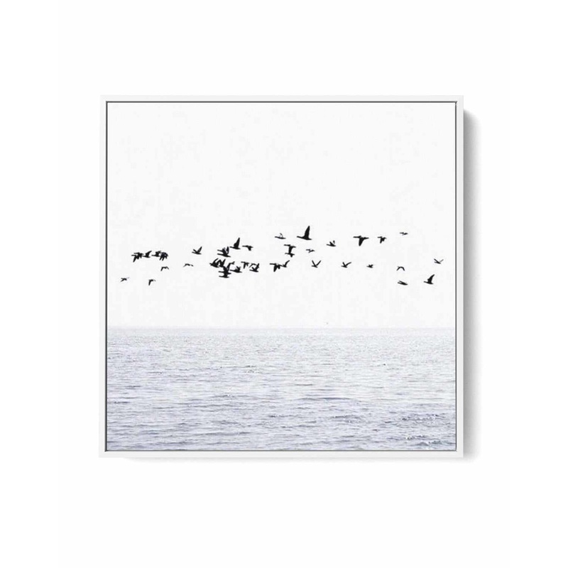 Atlantic SQ | Framed Canvas Art Print