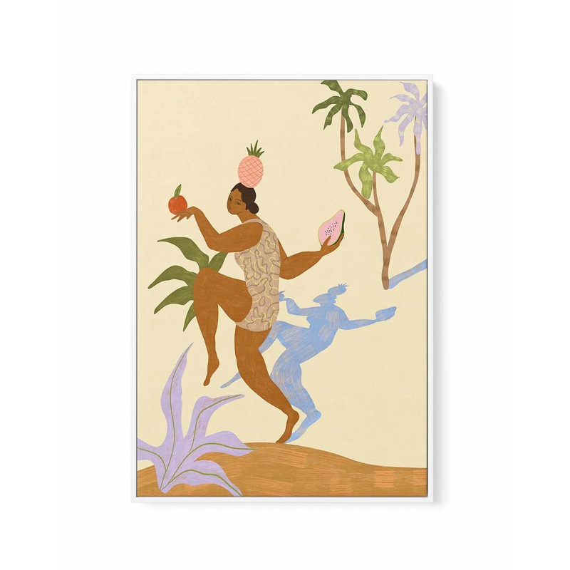 Balancing Act by Arty Guava | Framed Canvas Art Print