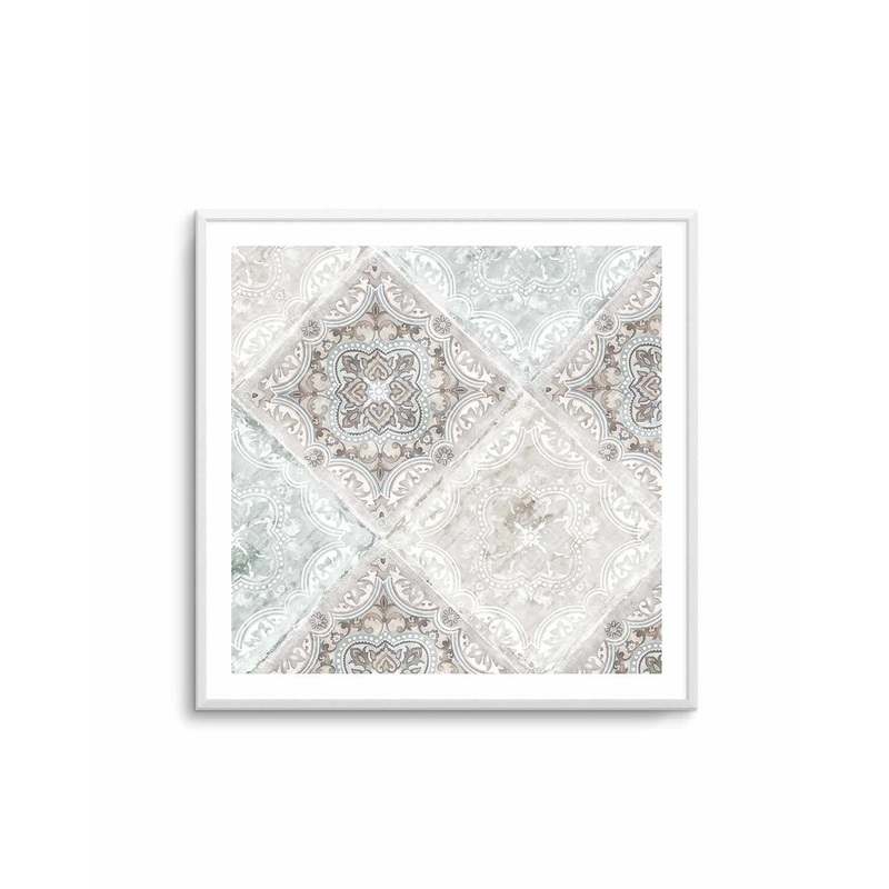 Delicate Tiles Art Print