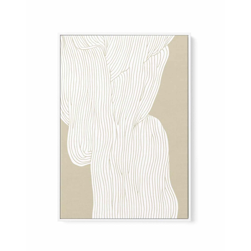 Fibers No 5 | Framed Canvas Art Print