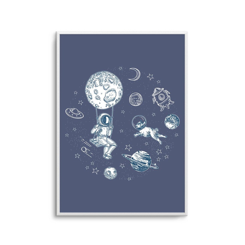 Space Swing Art Print