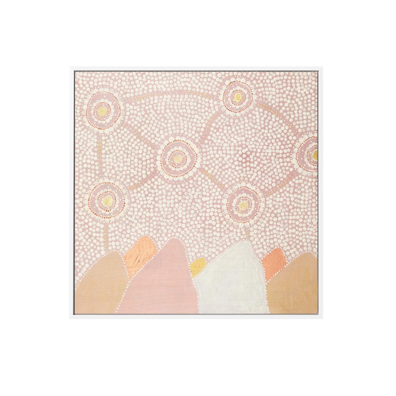 The Mountains and the Valleys by Mariah Sweetman | Framed Canvas Art Print