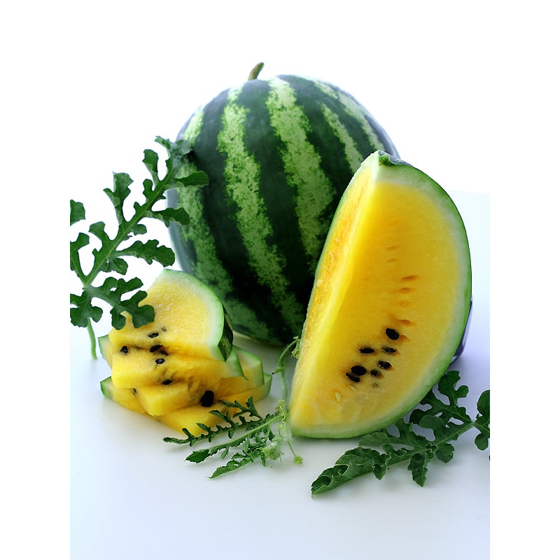 Yellow Petite Watermelon – Bulk Vegetable Seeds – 20 grams