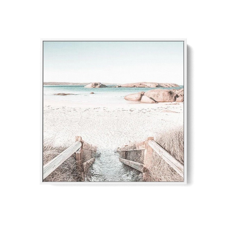 Beach Days Esperance SQ | Framed Canvas Art Print