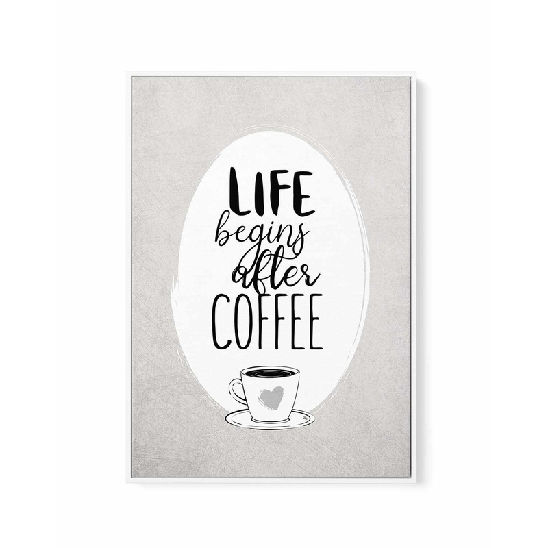 After Coffee by Martina | Framed Canvas Art Print