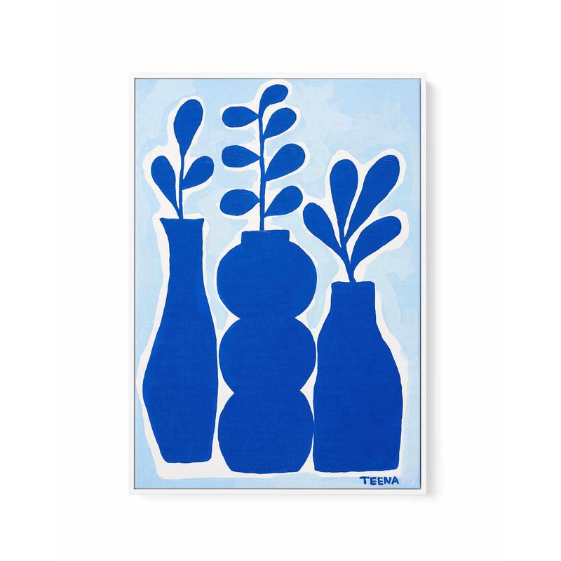 Angel Babies by Teena Zerefos | Framed Canvas Art Print