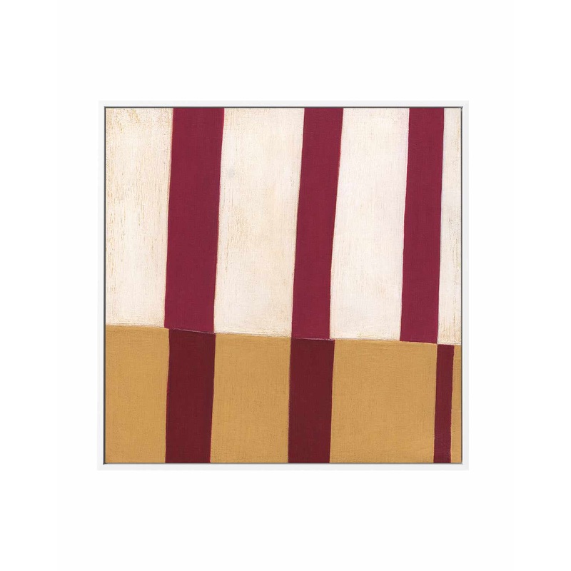 Broken Stripes II by Laura Nugent | Framed Canvas Art Print