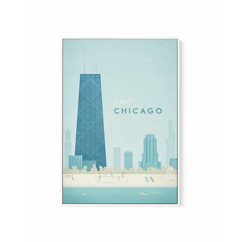 Chicago by Henry Rivers | Framed Canvas Art Print