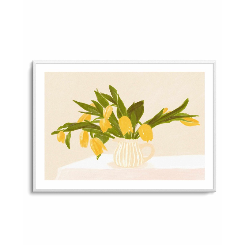 Yellow Tulips by Jenny Liz Rome | Art Print