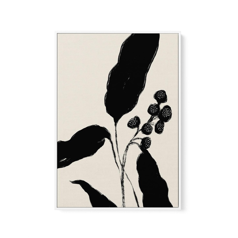 Botanical Form | Framed Canvas Art Print