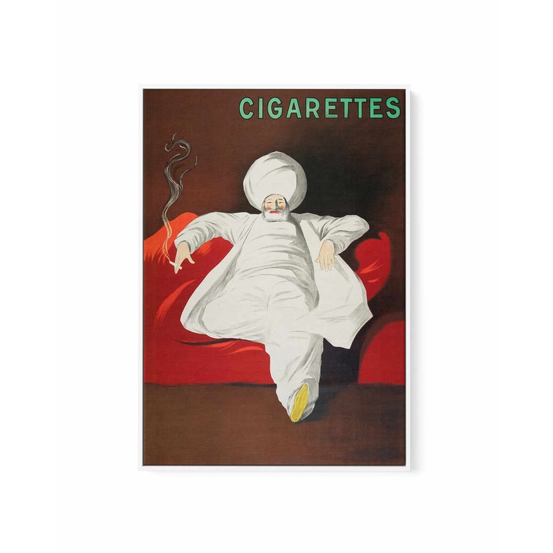 Cigarettes Vintage Poster | Framed Canvas Art Print