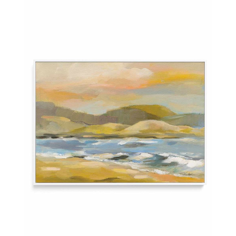 Sandy Beach | Framed Canvas Art Print