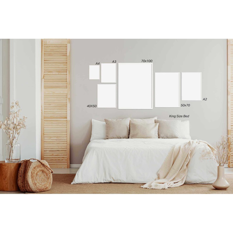 Sunset Cactus | Framed Canvas Art Print