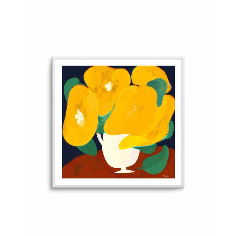 Yellow Flowers by Marco Marella | Art Print