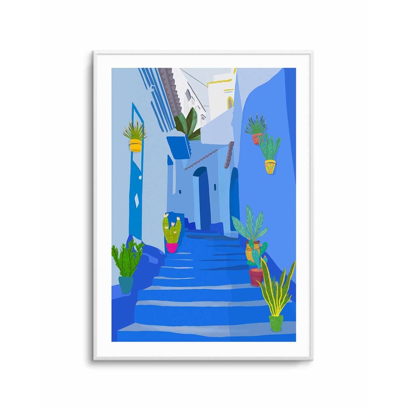 Blue Pearl by Petra Lizde Art Print