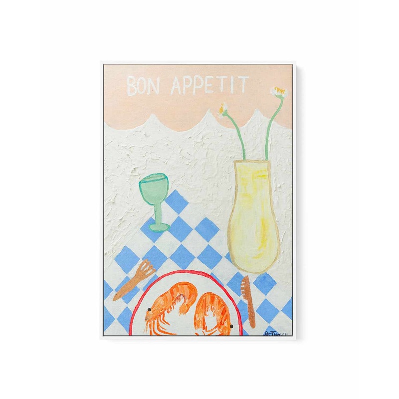 Bon Appetit by Britney Turner | Framed Canvas Art Print