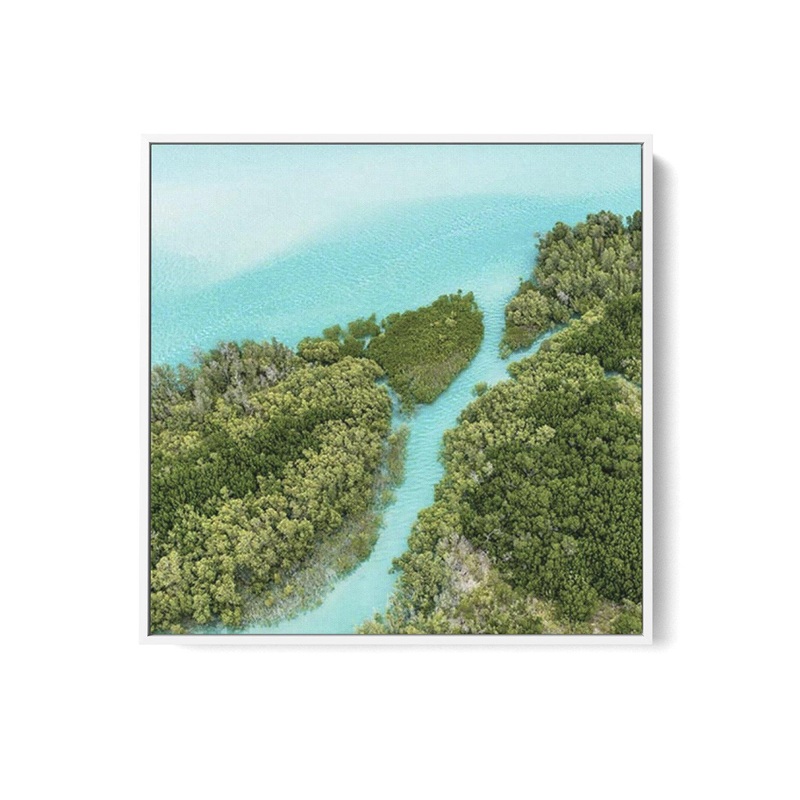 Broome, WA I SQ | Framed Canvas Art Print