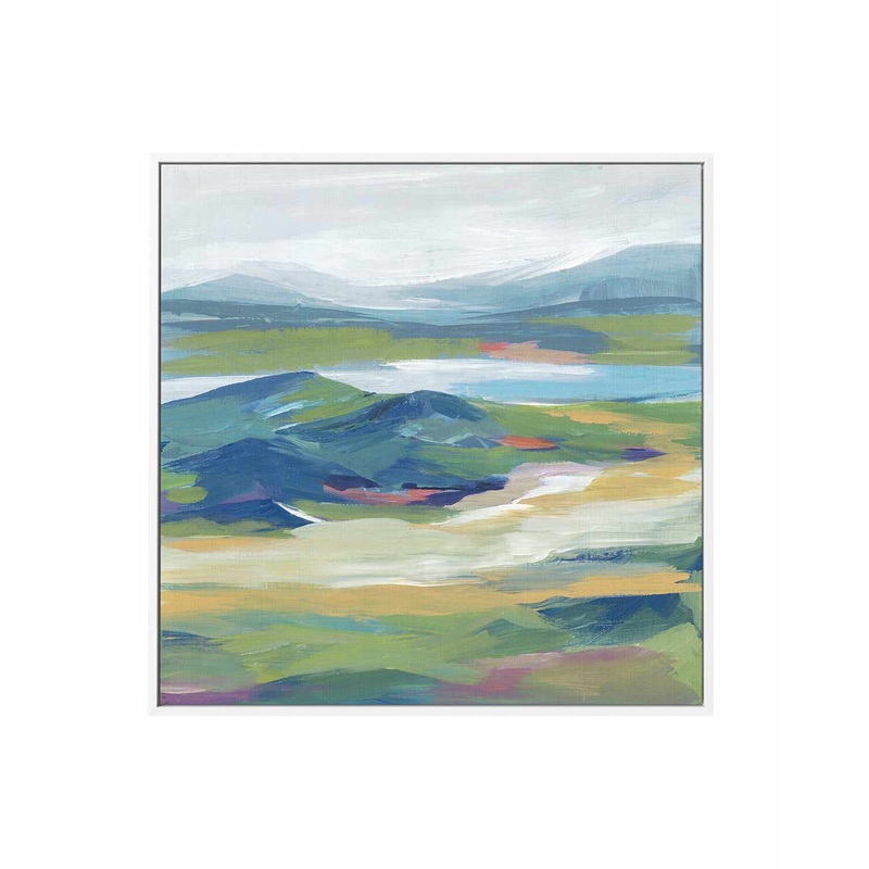 Roaring Prairie | Framed Canvas Art Print