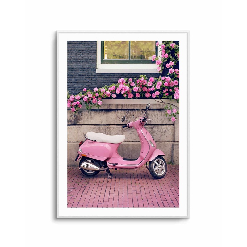 Vespa Art Print