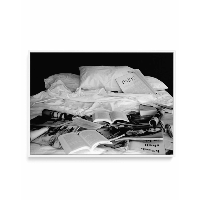 Well Read by Leigh Viner | Framed Canvas Art Print