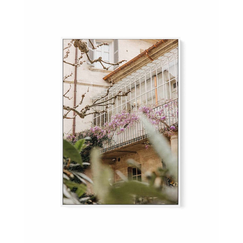 Wisteria Provence II by Jovani Demetrie | Framed Canvas Art Print