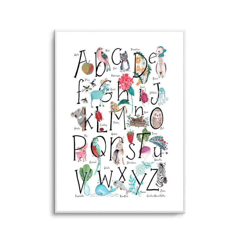 ABC illustration by Caroline Bonne Muller | Art Print
