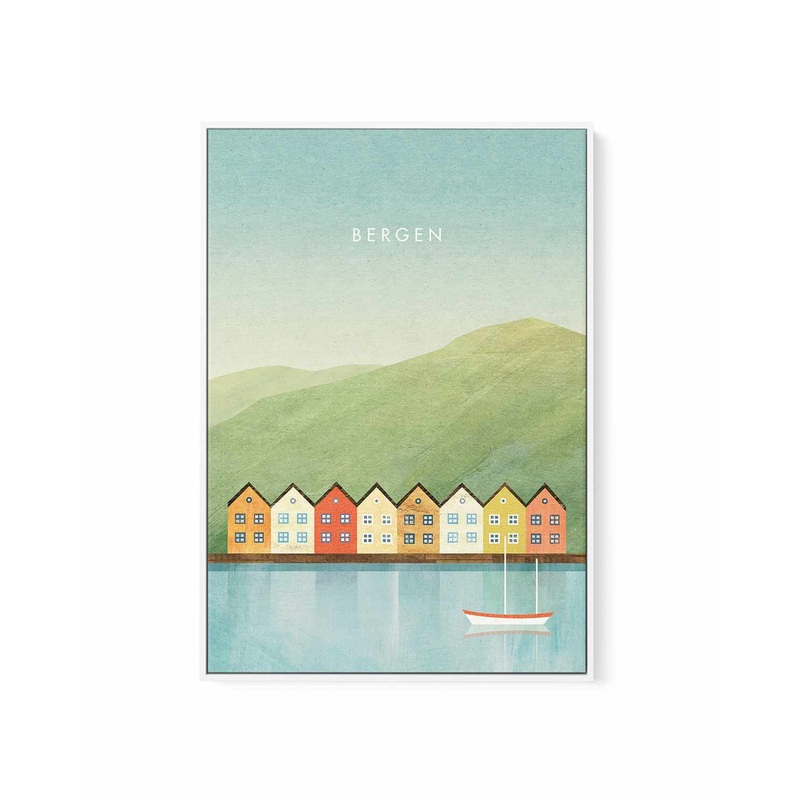 Bergen by Henry Rivers | Framed Canvas Art Print