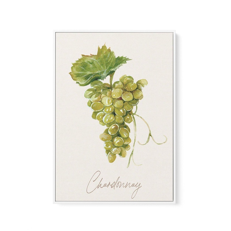 Chardonnay | Framed Canvas Art Print