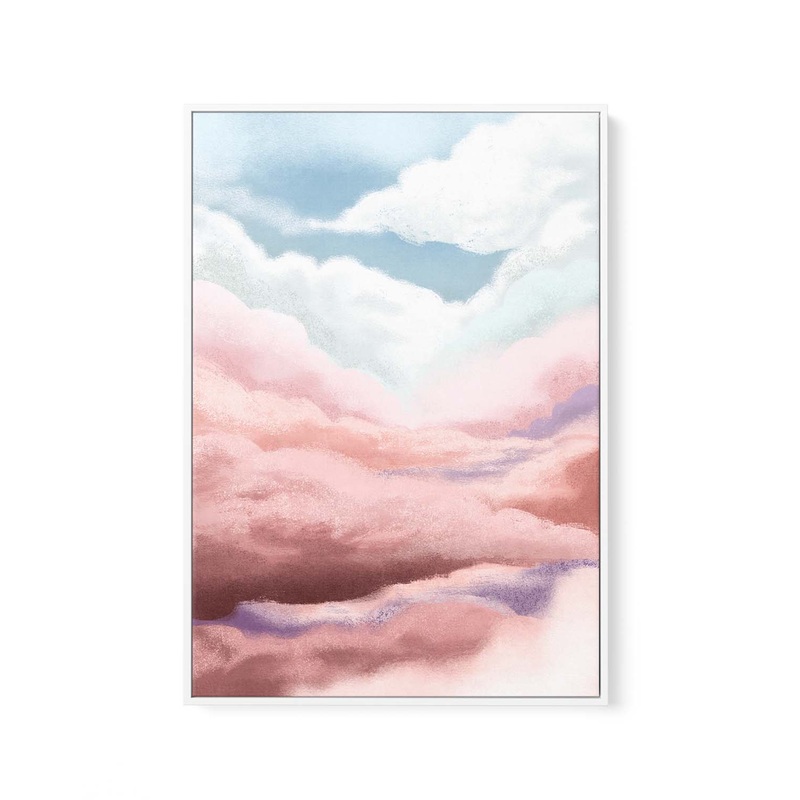 Cloudy Day by Goed Blauw | Framed Canvas Art Print