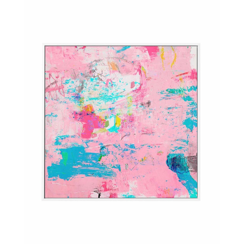 Rose Pink by Antonia Tzenova | Framed Canvas Art Print