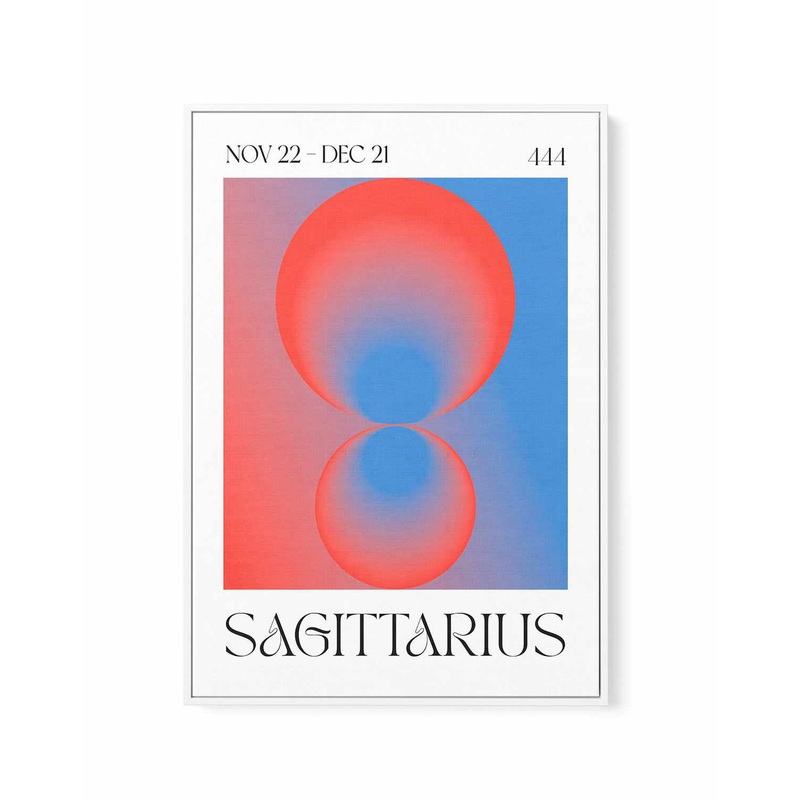 Sagittarius by Valeria Castillo | Framed Canvas Art Print