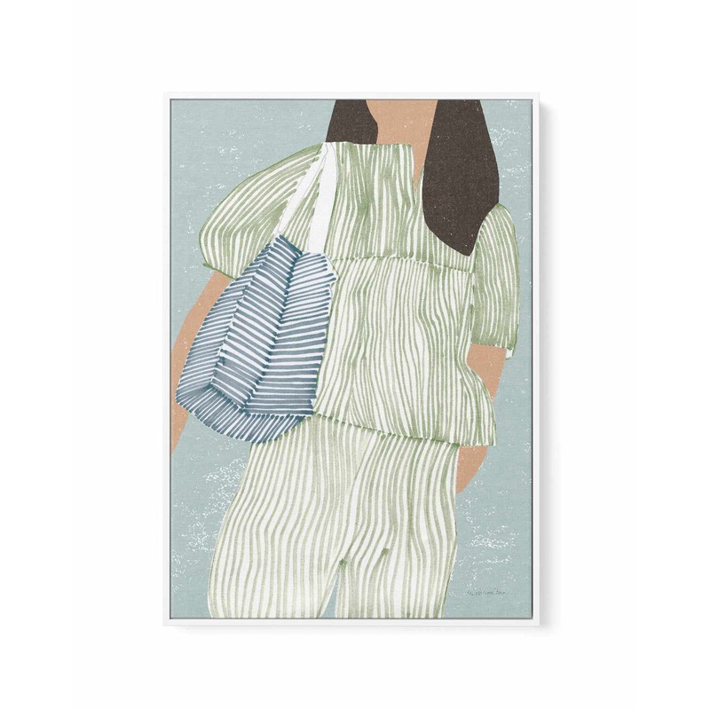 Striped II | Framed Canvas Art Print