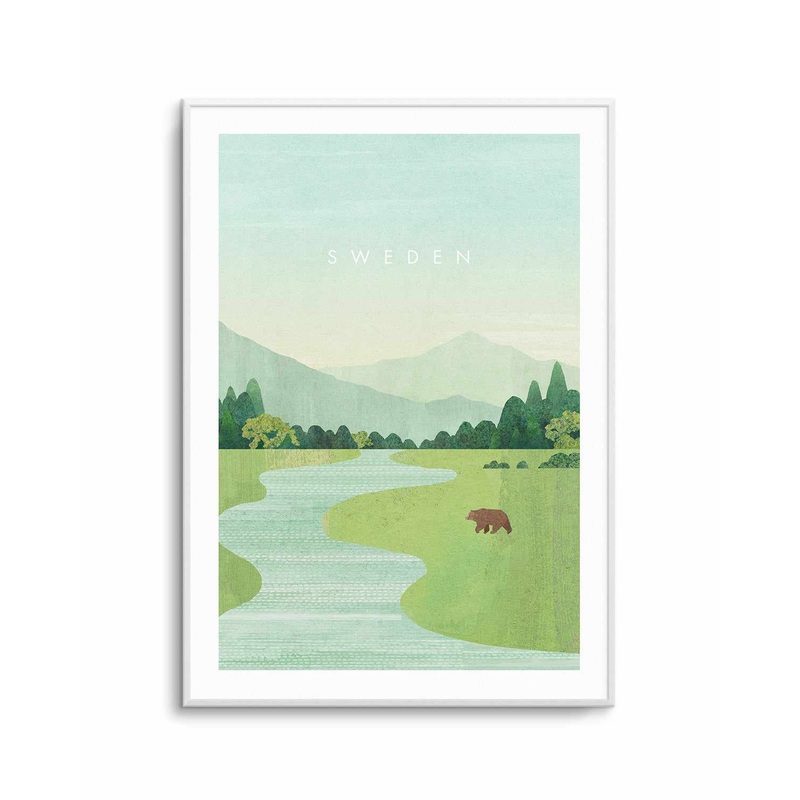 Sweden by Henry Rivers Art Print