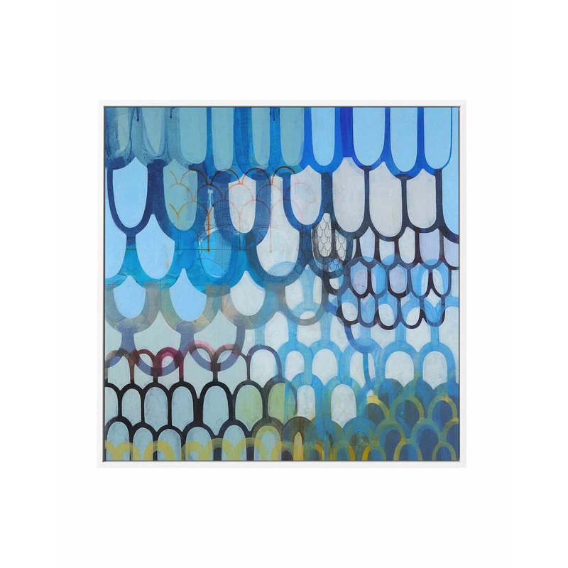 Undulations by Naomi Taitz Duffy | Framed Canvas Art Print