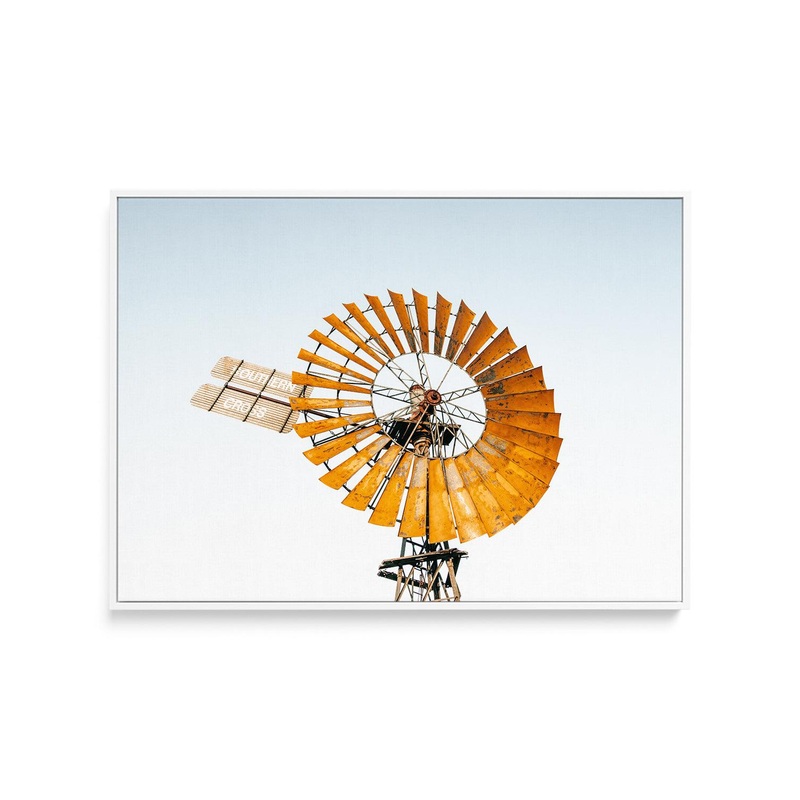 Windmill by Kellie Morris | Framed Canvas Art Print