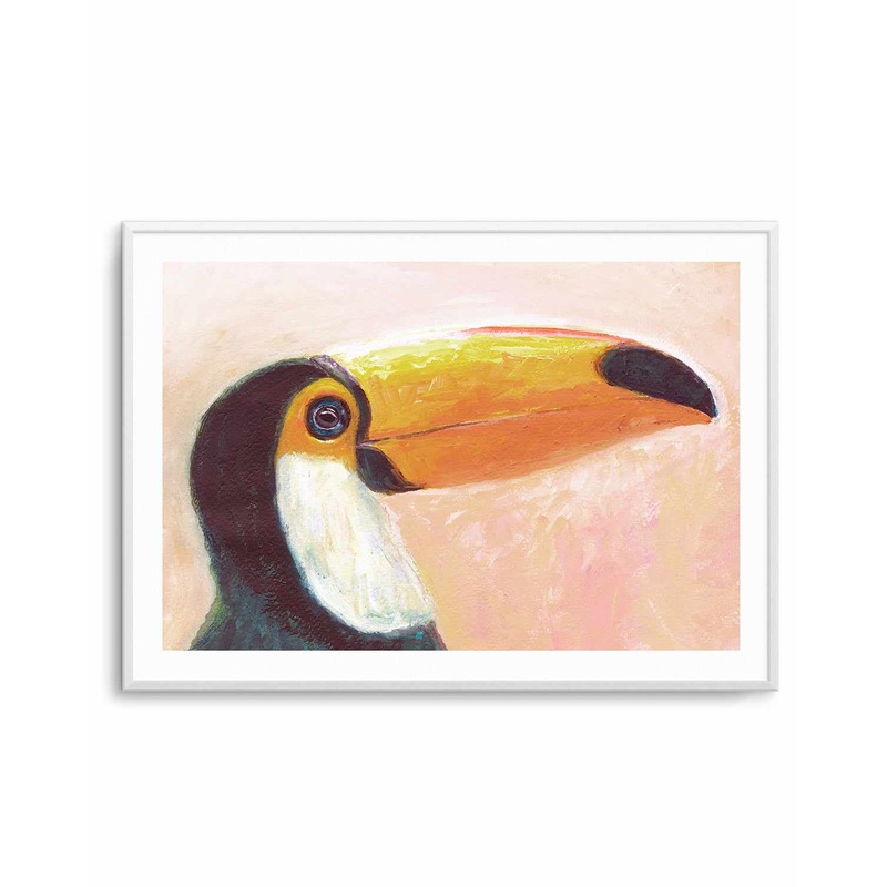 Witty Toucan Art Print
