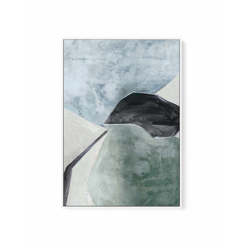 Bauhaus Flower | Framed Canvas Art Print