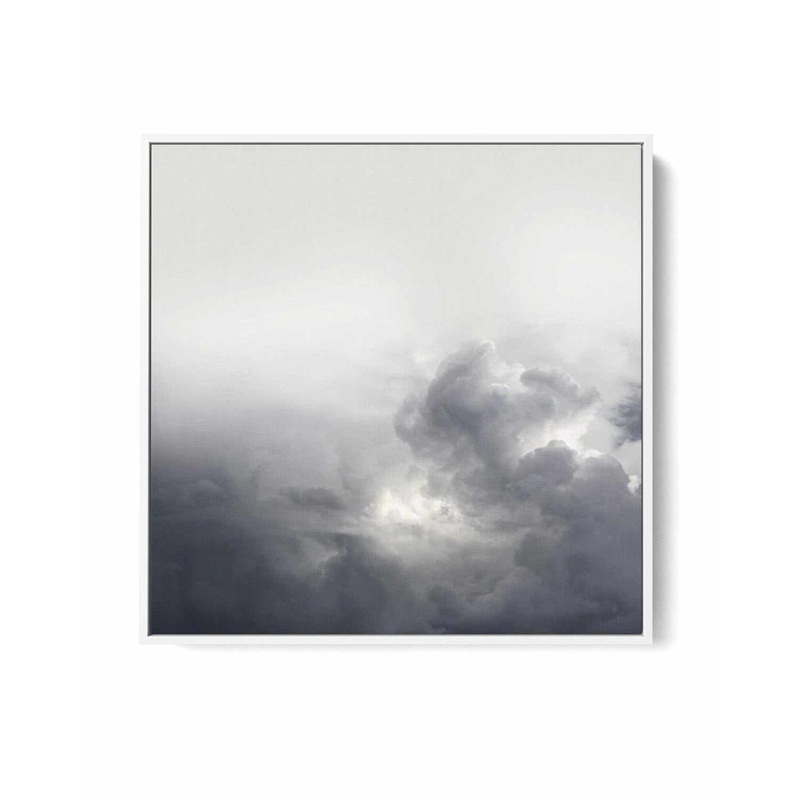 Clouds III SQ | Framed Canvas Art Print