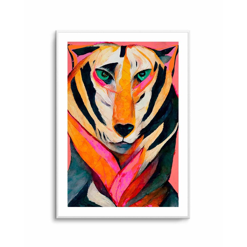 The tiger By Treechild | Art Print
