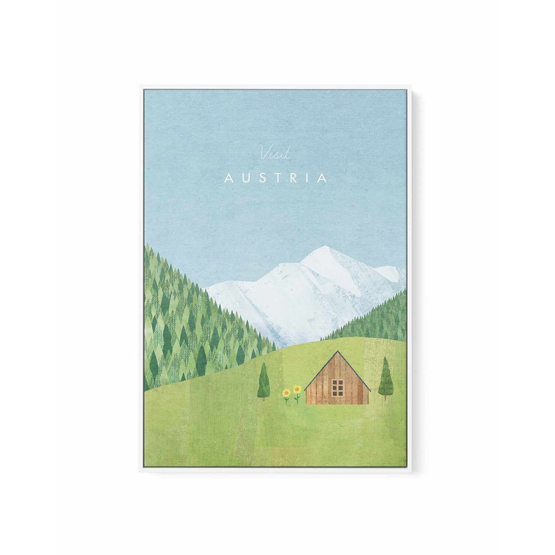 Austria by Henry Rivers | Framed Canvas Art Print