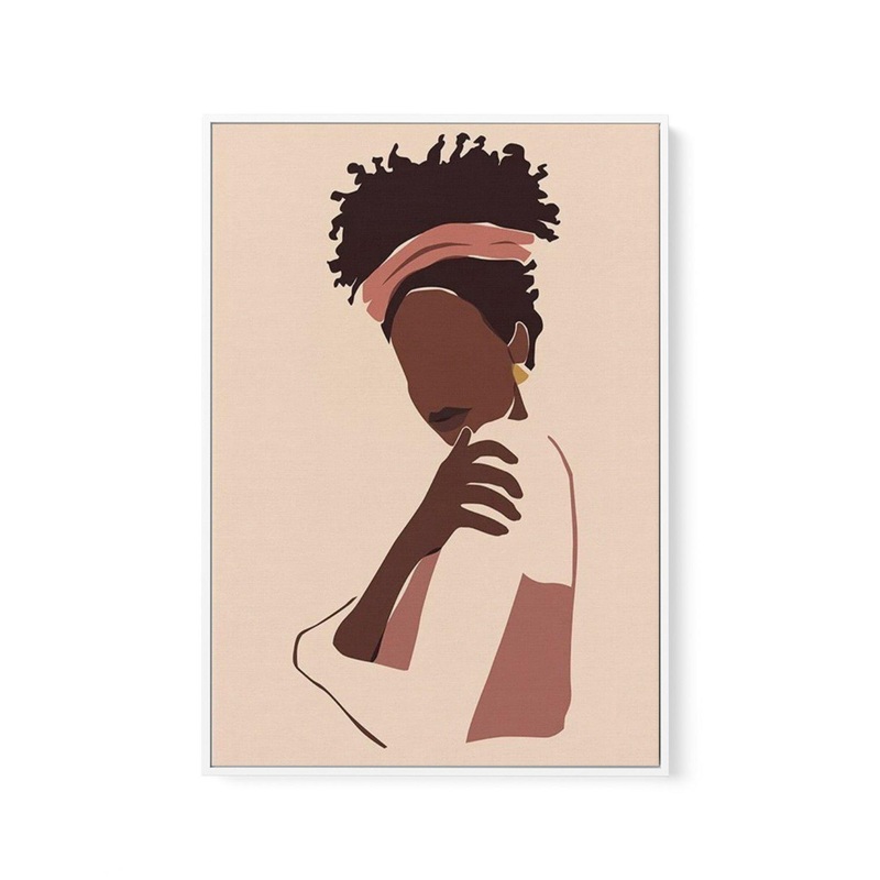 Belle Femme III | Framed Canvas Art Print