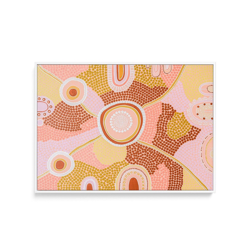 We Are One by Bigi Nagala | Framed Canvas Art Print