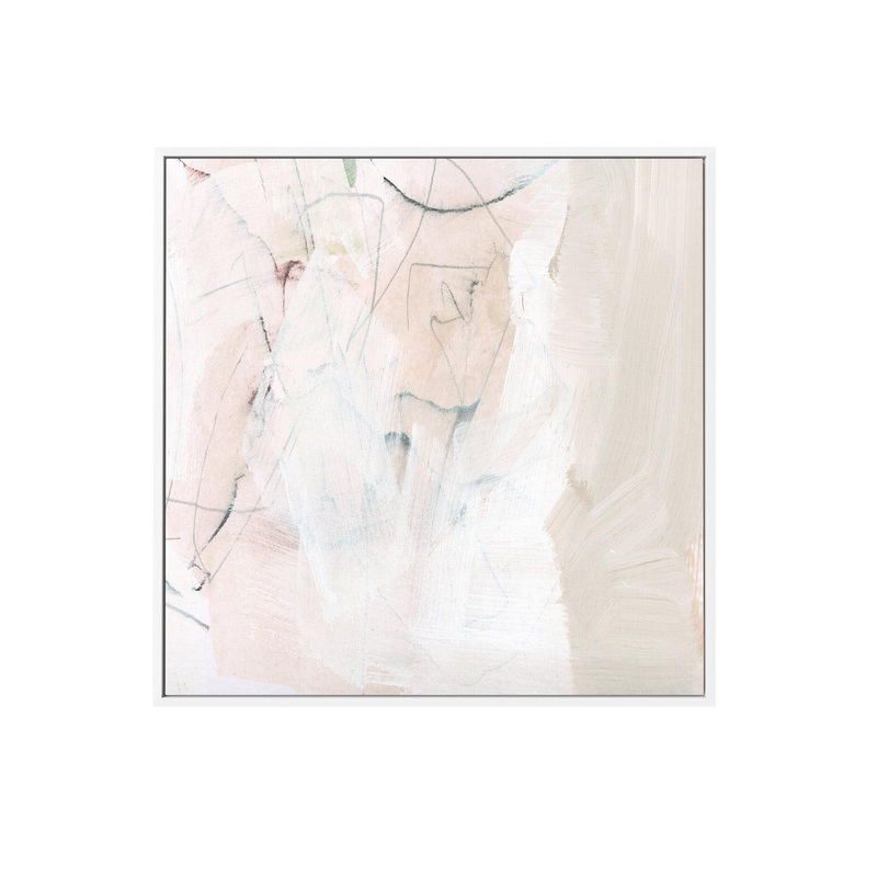 Fade to White by Dan Hobday | Framed Canvas Art Print