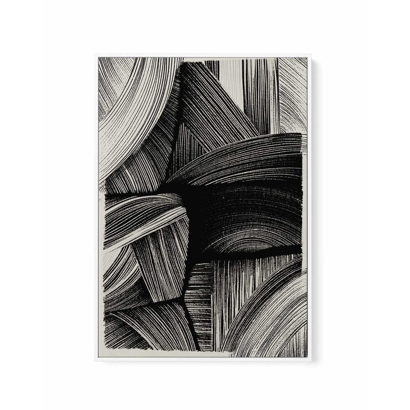 Straw No 1 | Framed Canvas Art Print