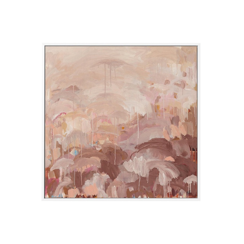 Waiting for a Low Tide by Alicia Benetatos | Framed Canvas Art Print