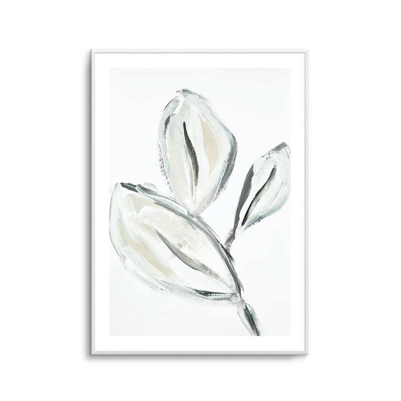 Abstract Leaves Art Print