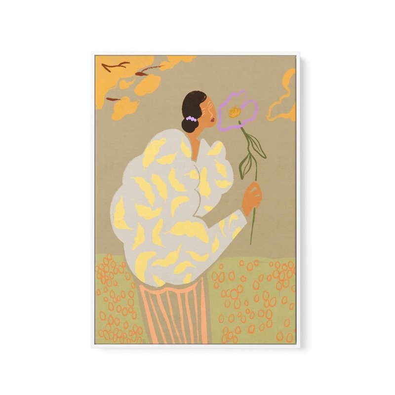 Flourish by Arty Guava | Framed Canvas Art Print